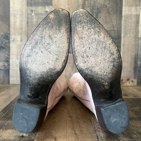Lucchese N4531 Pink 1883 Western Cowboy Boots Womens 8 B - Picture 3 of 12